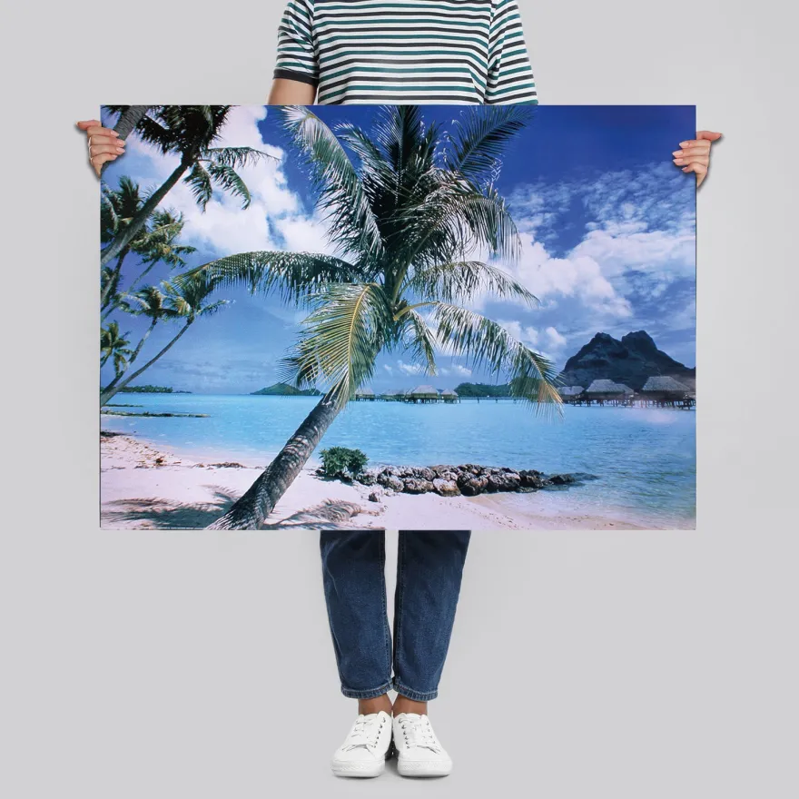 Insel Bora Bora Poster Strand