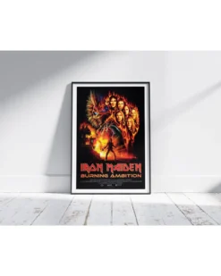 Iron Maiden Poster Filmplakat Burning Ambition