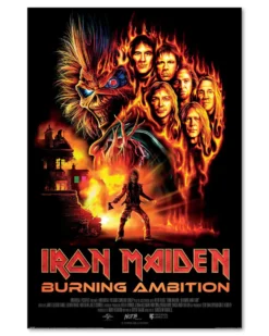 Iron Maiden Poster Filmplakat Burning Ambition