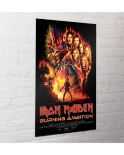 Iron Maiden Poster Filmplakat Burning Ambition