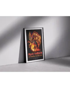 Iron Maiden Poster Filmplakat Burning Ambition