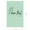 I saw that - Karma Kunstdruck
