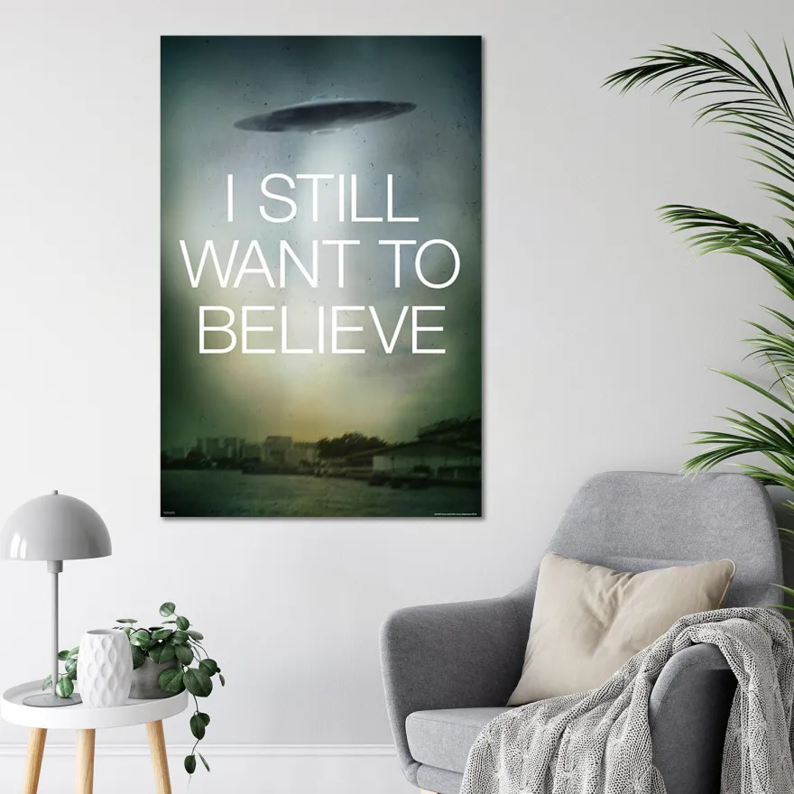 I Still Want To Believe Poster UFO
