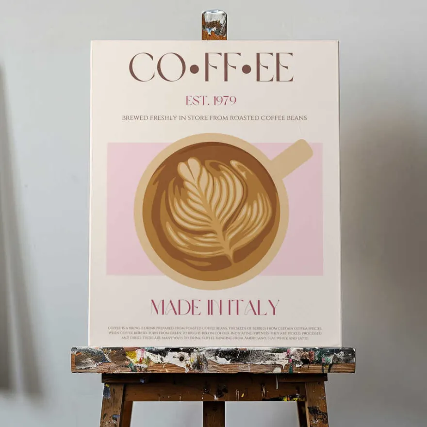 Italian Coffee Poster