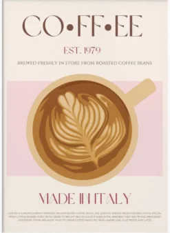 Italian Coffee Poster