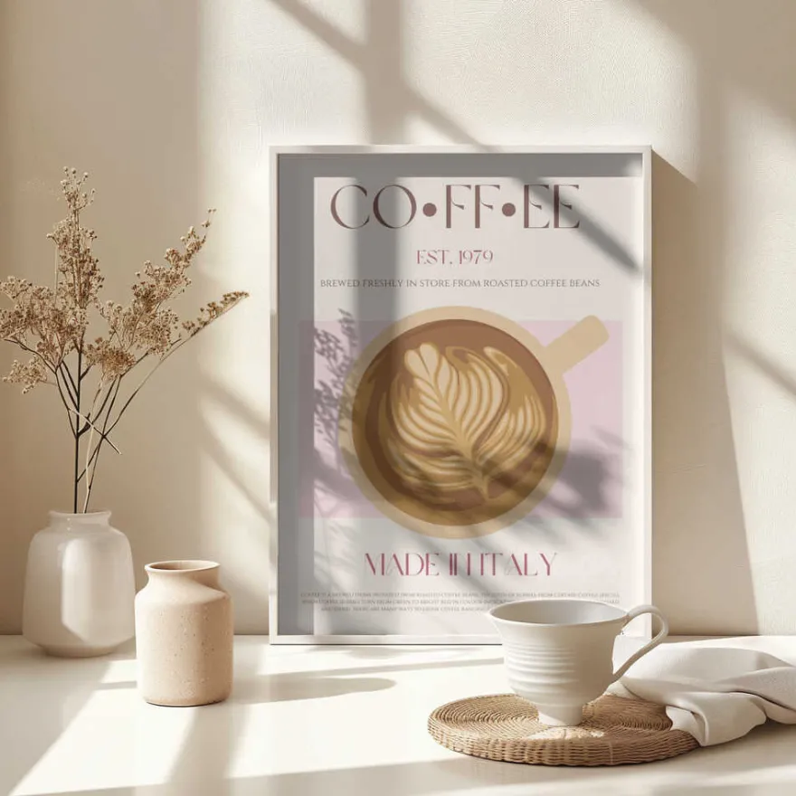 Italian Coffee Poster