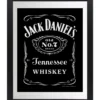 Jack Daniel's Spiegel Black Label XL - 30x40 cm