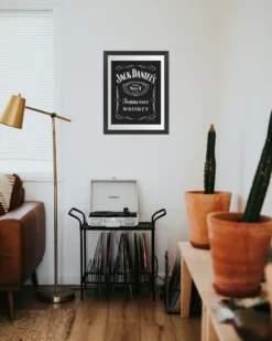 Jack Daniel's Spiegel Black Label XL - 30x40 cm