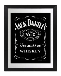 Jack Daniel's Spiegel Black Label XL - 30x40 cm