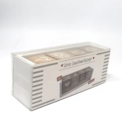 Jahres Countdown Kalender Holz-Tischkalender, Tagezähler