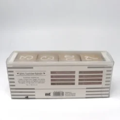 Jahres Countdown Kalender Holz-Tischkalender, Tagezähler