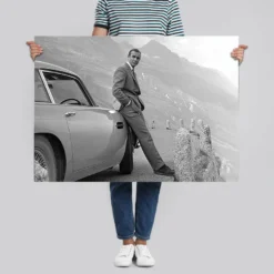 James Bond Poster Sean Connery & Aston Martin