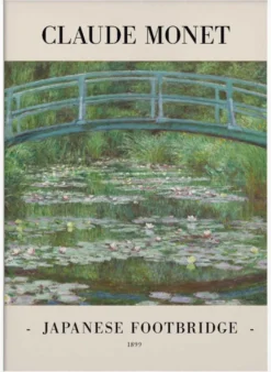 Japanese Footbridge 1899 von Claude Monet