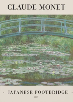 Japanese Footbridge 1899 von Claude Monet
