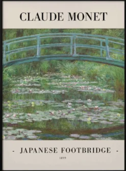 Japanese Footbridge 1899 von Claude Monet
