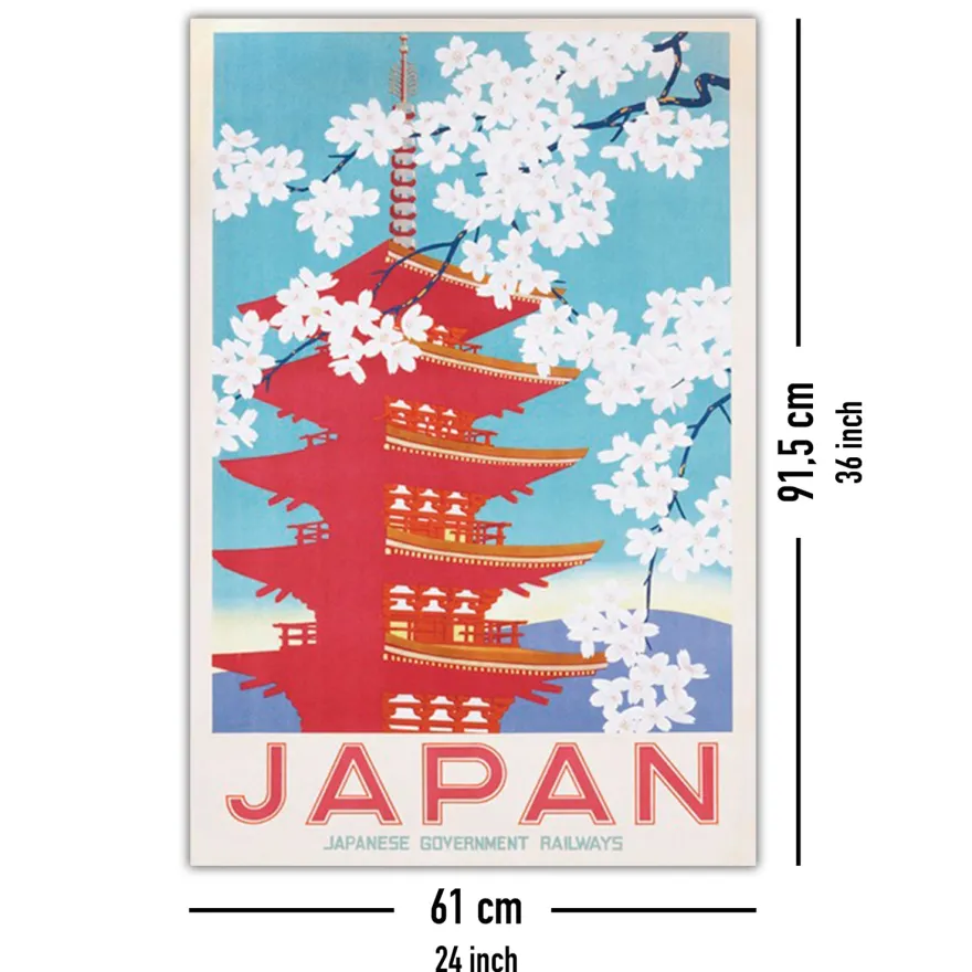 Japan Poster Japanese Government Railways