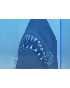 Jaws 3D Poster Statue 50th Anniversary LED Edition