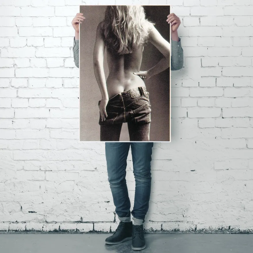 Jeans Girl Poster