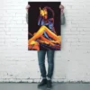 Joint Poster Woman smoking joint