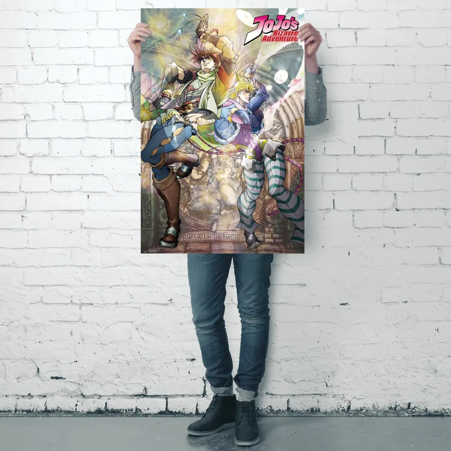 Jojo's Bizarre Adventure Poster Joseph and Ceasar