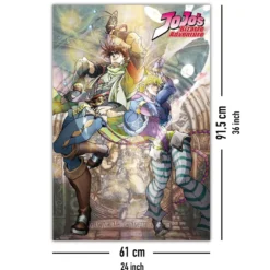 Jojo's Bizarre Adventure Poster Joseph and Ceasar