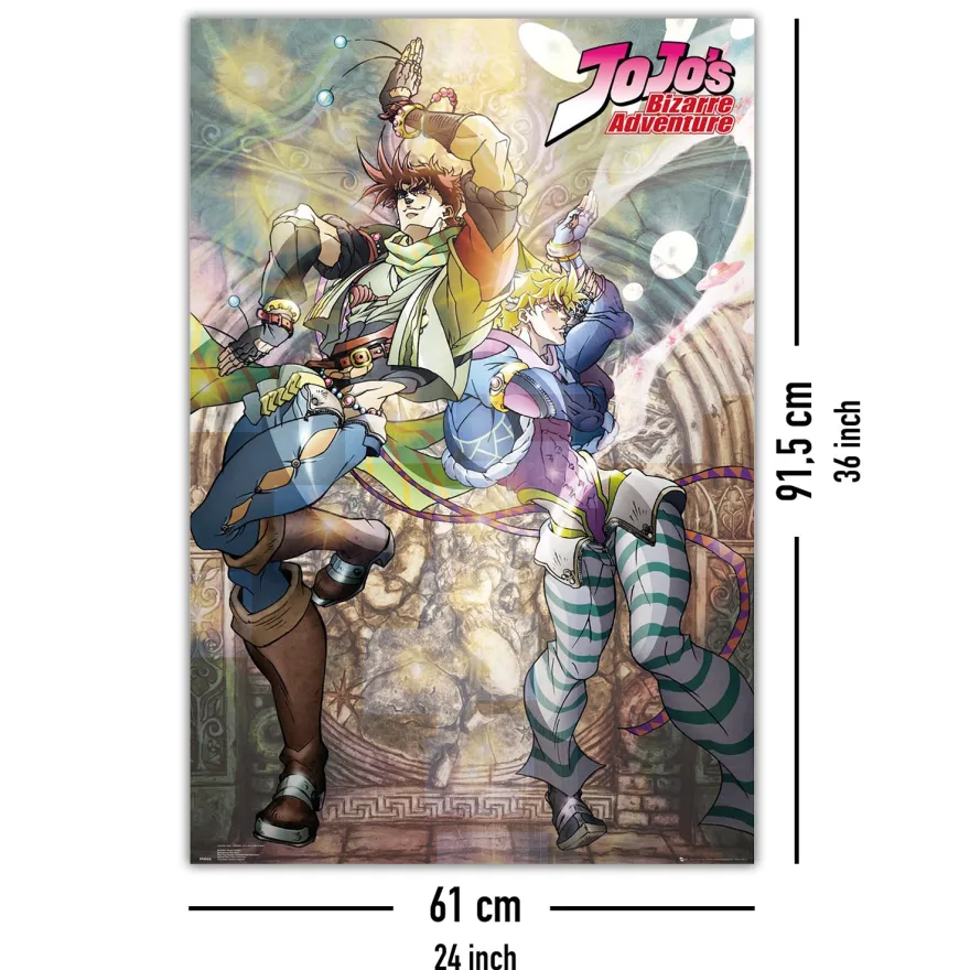 Jojo's Bizarre Adventure Poster Joseph and Ceasar