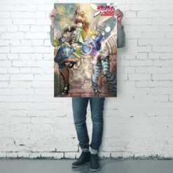Jojo's Bizarre Adventure Poster Joseph and Ceasar