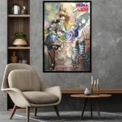 Jojo's Bizarre Adventure Poster Joseph and Ceasar