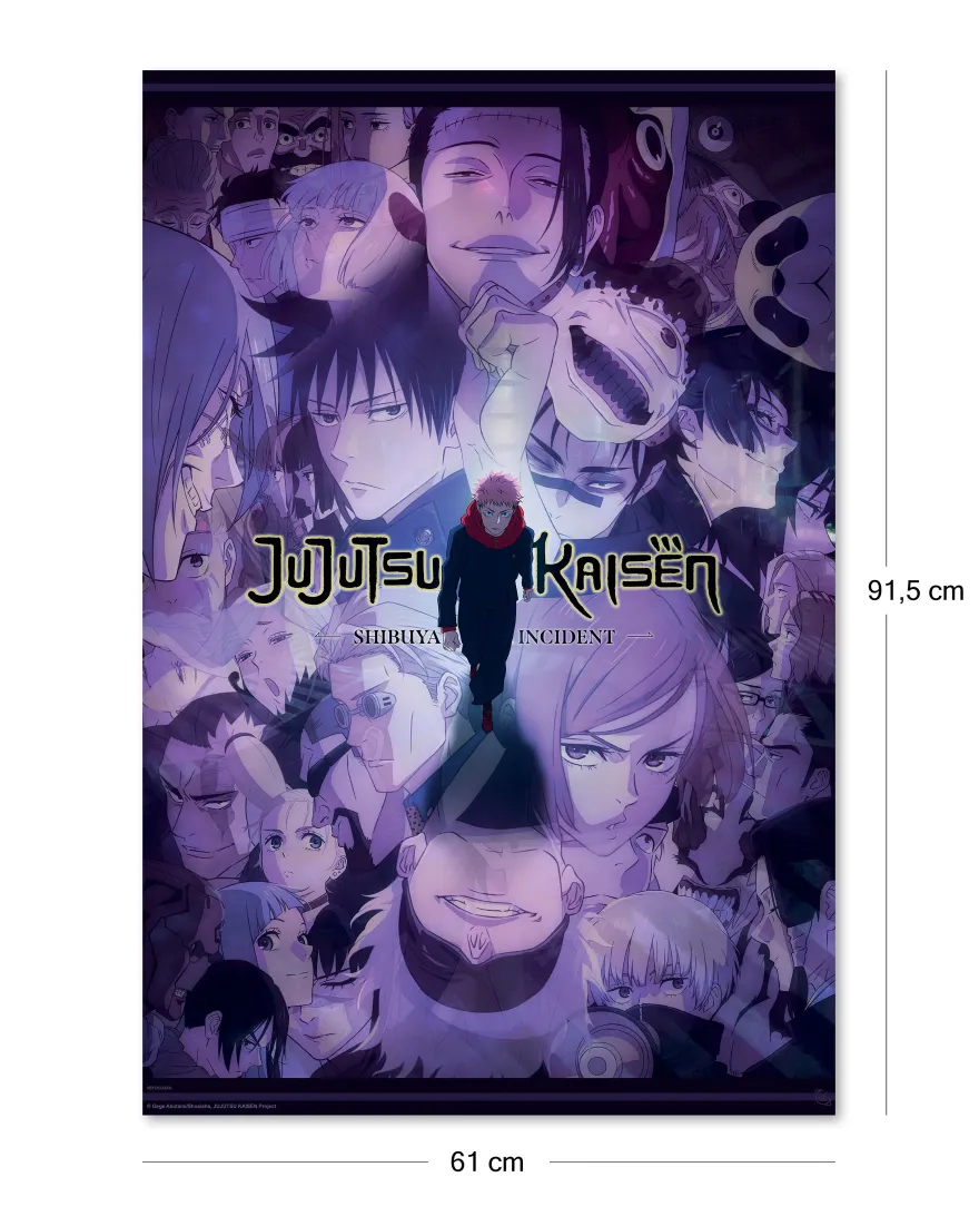 Jujutsu Kaisen Poster Shibuya Incident