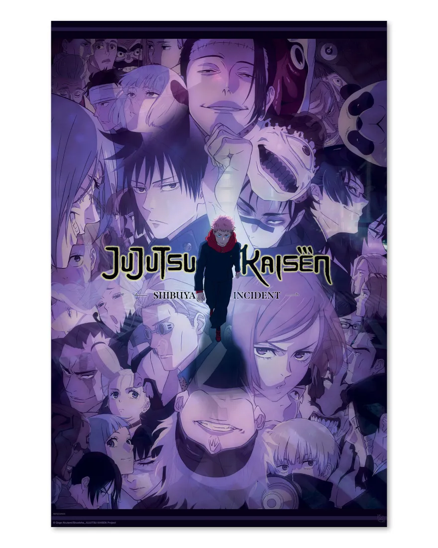 Jujutsu Kaisen Poster Shibuya Incident