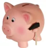 Jumbo Spardose Schwein mit Hammer
