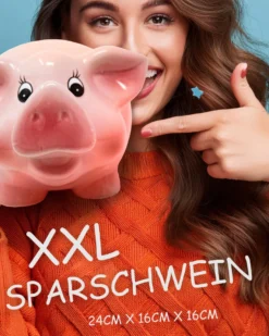 Jumbo Sparschwein XXL glasiert