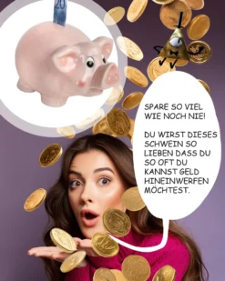 Jumbo Sparschwein XXL glasiert