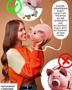 Jumbo Sparschwein XXL glasiert