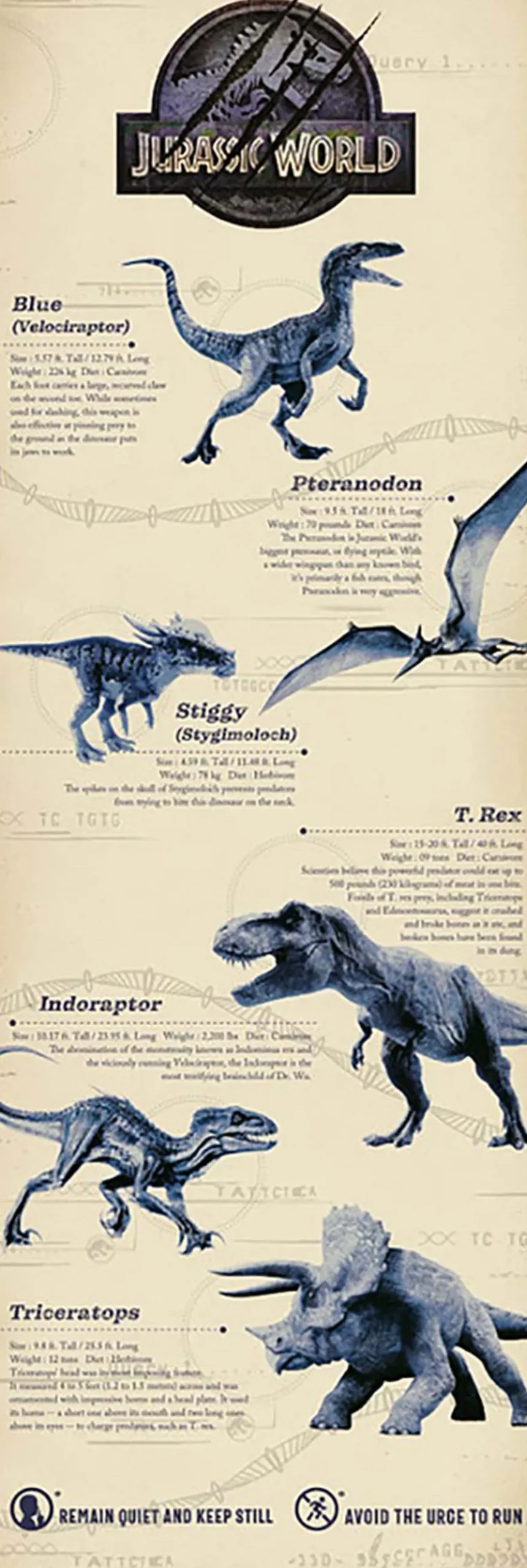Jurassic World Türposter