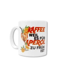 Kaffee weil es für Aperol noch zu früh ist Tasse