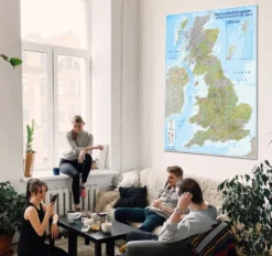 Karte United Kingdom 2020 - MAPS IN MINUTES™