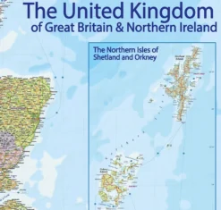 Karte United Kingdom 2020 - MAPS IN MINUTES™