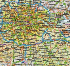 Karte United Kingdom 2020 - MAPS IN MINUTES™