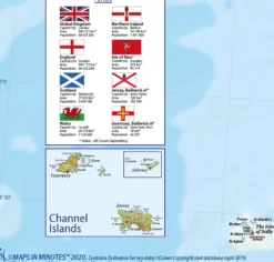 Karte United Kingdom 2020 - MAPS IN MINUTES™