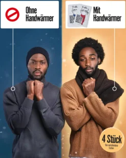 Katze Taschenwärmer 4er Set Winter Kann Mich Mal