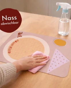 Kinder 2er Tischset mit Platz für Teller, Glas & Besteck
