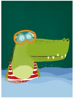 Kinderzimmer Poster Afrika 3er-Set, 30 x 40 cm