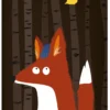 Kinderzimmer Poster Fuchs Wald