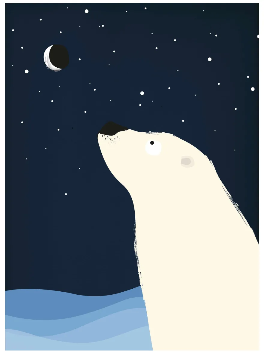Kinderzimmer Poster Polar 3er-Set