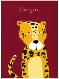 Kinderzimmer Poster Raubkatzen 3er-Set, 30 x 40 cm