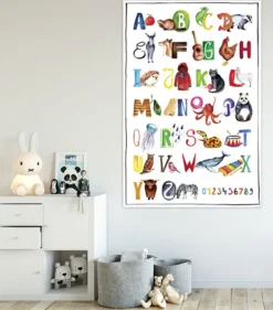 Kinderzimmer Poster Set Auf 170 gr. Papier gedruckt.