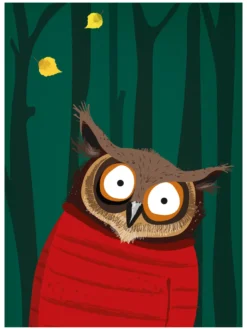 Kinderzimmer Poster Wald 3er-Set, 30 x 40 cm