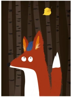 Kinderzimmer Poster Wald 3er-Set, 30 x 40 cm