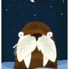 Kinderzimmer Poster Walross Polar